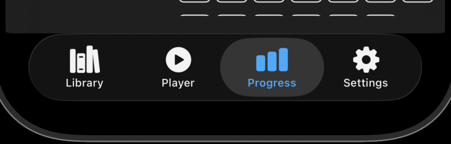 Progress Page navigation icon